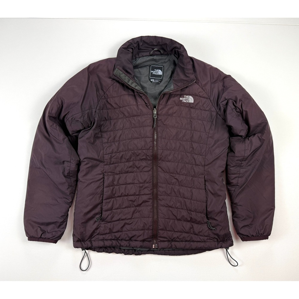 The North Face Puffer Jacket Women L Plum Purple Insulated Liner Only #3062